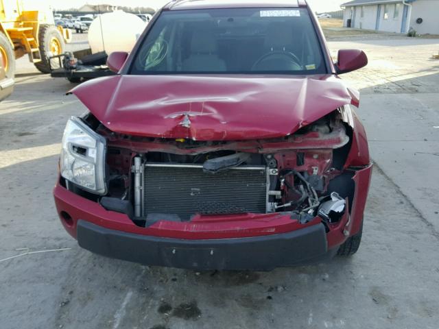 2CNDL63F866008709 - 2006 CHEVROLET EQUINOX LT RED photo 9