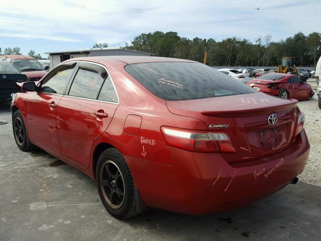 4T1BE46K57U181024 - 2007 TOYOTA CAMRY NEW RED photo 3