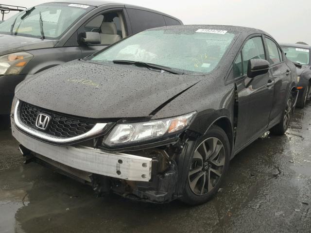 2HGFB2F84EH523300 - 2014 HONDA CIVIC EX BROWN photo 2