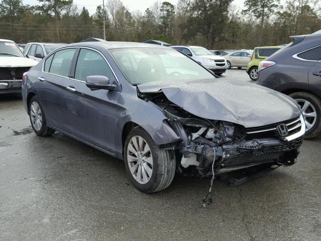 1HGCR3F83FA013153 - 2015 HONDA ACCORD EXL GRAY photo 1