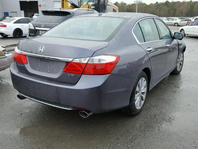 1HGCR3F83FA013153 - 2015 HONDA ACCORD EXL GRAY photo 4