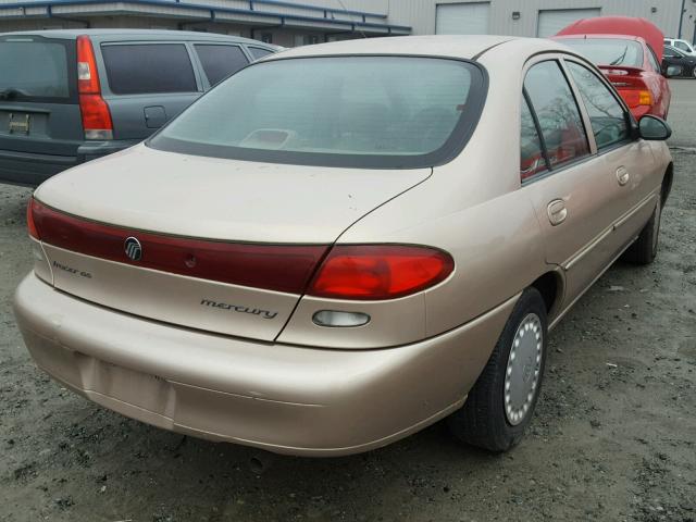 1MEFM10P1WW615288 - 1998 MERCURY TRACER GS GOLD photo 4