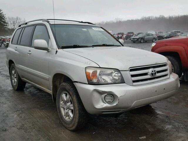 JTEEP21A240027013 - 2004 TOYOTA HIGHLANDER SILVER photo 1