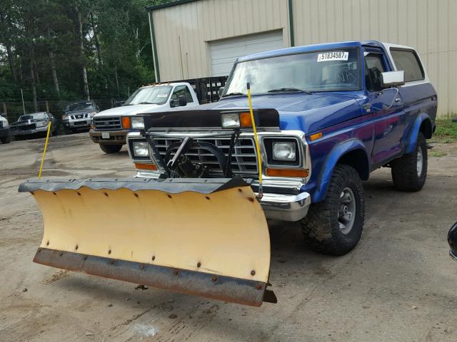 NOVINPLATE - 1978 FORD BRONCO BLUE photo 2