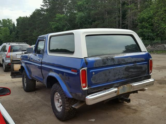 NOVINPLATE - 1978 FORD BRONCO BLUE photo 3