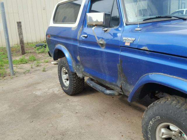 NOVINPLATE - 1978 FORD BRONCO BLUE photo 9