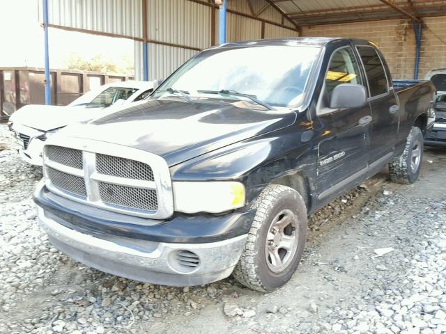 3D7HA18NX2G177908 - 2002 DODGE RAM 1500 BLACK photo 2