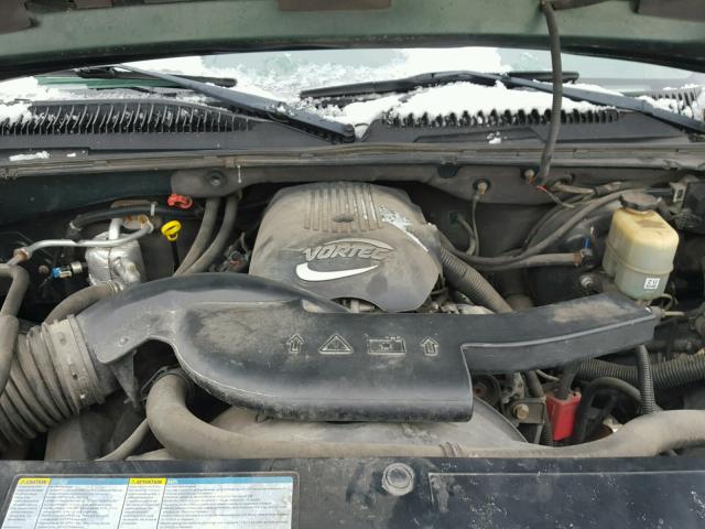 3GNEK13T42G283553 - 2002 CHEVROLET AVALANCHE GREEN photo 7