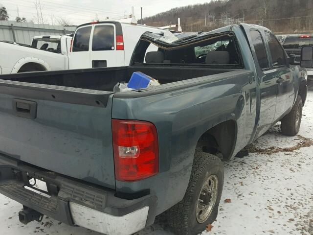 1GCHC29647E551428 - 2007 CHEVROLET SILVERADO BLUE photo 4