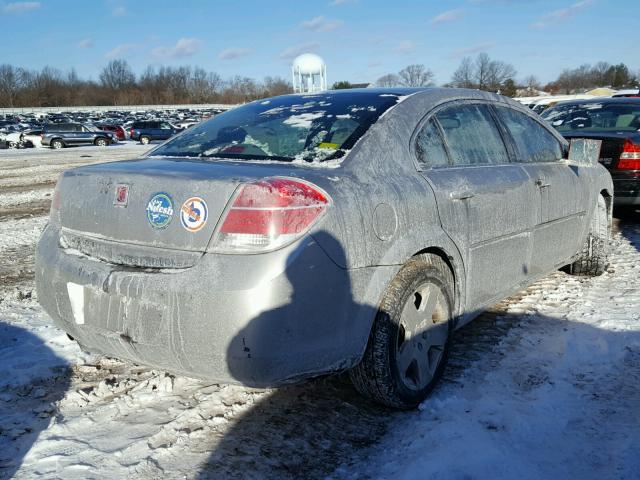 1G8ZS57B98F158345 - 2008 SATURN AURA XE SILVER photo 4