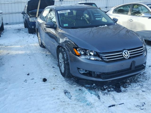 1VWAP7A30CC035557 - 2012 VOLKSWAGEN PASSAT S GRAY photo 1