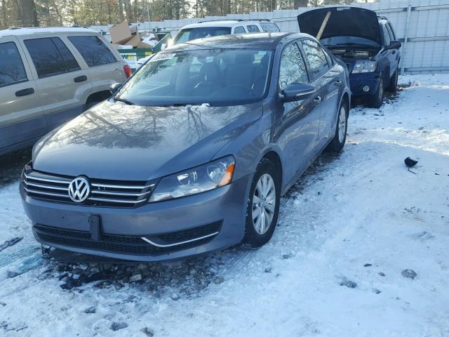 1VWAP7A30CC035557 - 2012 VOLKSWAGEN PASSAT S GRAY photo 2