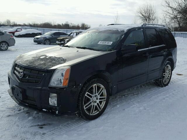 1GYEE637770136102 - 2007 CADILLAC SRX BLACK photo 2