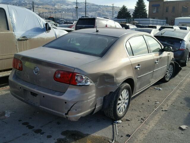 1G4HP57286U190016 - 2006 BUICK LUCERNE CX GOLD photo 4