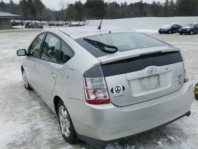 JTDKB20U253113939 - 2005 TOYOTA PRIUS GRAY photo 3