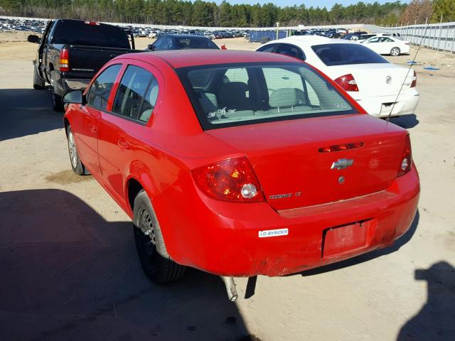 1G1AT58H297246872 - 2009 CHEVROLET COBALT LT RED photo 3