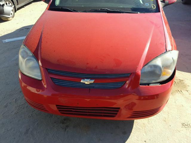 1G1AT58H297246872 - 2009 CHEVROLET COBALT LT RED photo 9