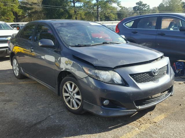 2T1BU40E19C081657 - 2009 TOYOTA COROLLA BA GRAY photo 1