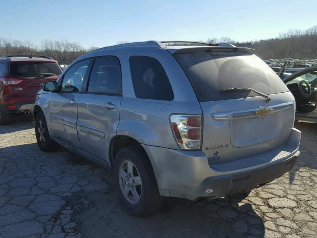 2CNDL63F266080683 - 2006 CHEVROLET EQUINOX LT SILVER photo 3