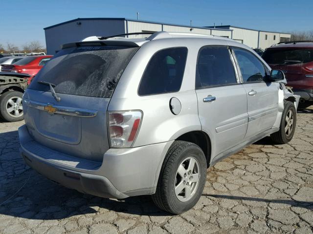 2CNDL63F266080683 - 2006 CHEVROLET EQUINOX LT SILVER photo 4