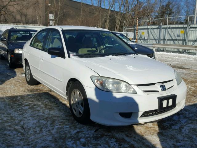 1HGEN26554L000314 - 2004 HONDA CIVIC GX WHITE photo 1