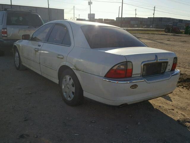 1LNHM86S74Y632267 - 2004 LINCOLN LS 白色 照片 3