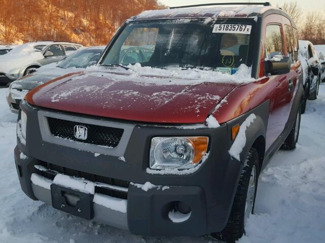 5J6YH286X5L014794 - 2005 HONDA ELEMENT EX ORANGE photo 2