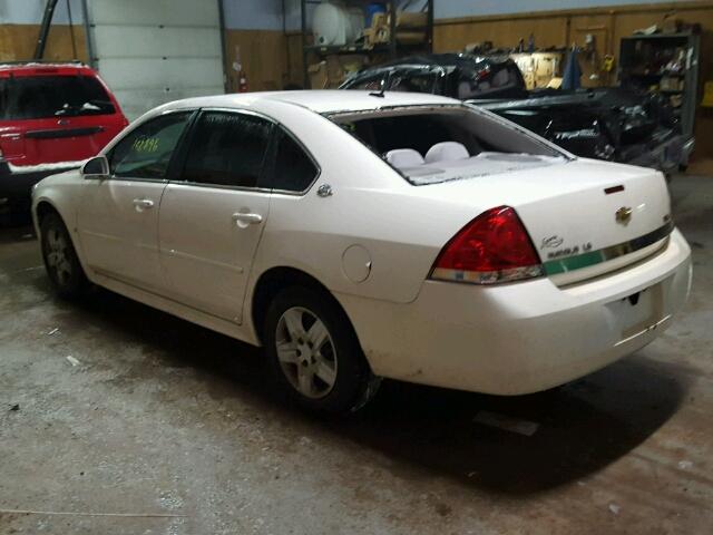 2G1WB57K791239144 - 2009 CHEVROLET IMPALA LS WHITE photo 3