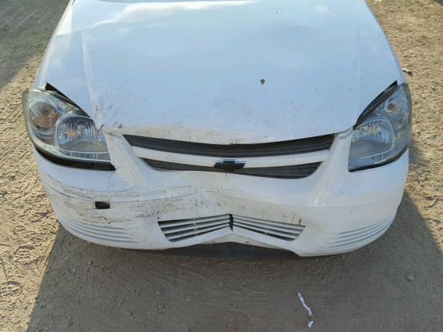 1G1AK18F387202310 - 2008 CHEVROLET COBALT LS WHITE photo 7