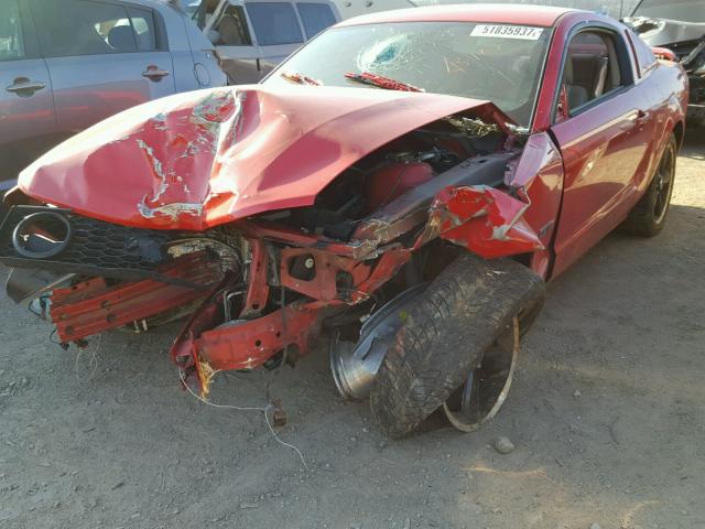 1ZVFT82H265118935 - 2006 FORD MUSTANG GT RED photo 2