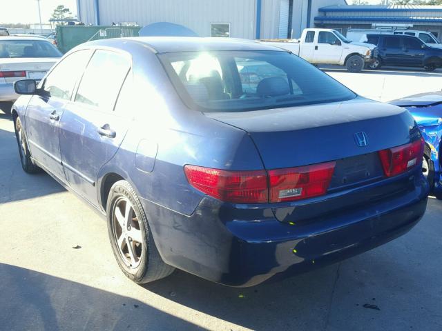 1HGCM56785A009115 - 2005 HONDA ACCORD EX BLUE photo 3