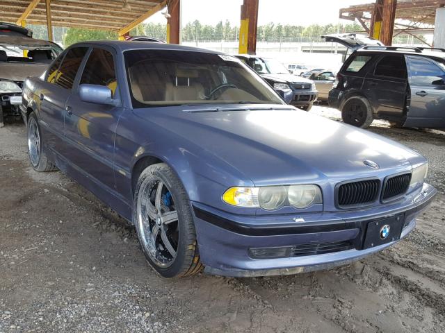 WBAGG83461DN84452 - 2001 BMW 740 I AUTO BLUE photo 1