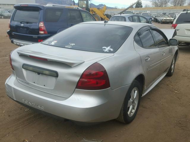 2G2WP552861269782 - 2006 PONTIAC GRAND PRIX SILVER photo 4