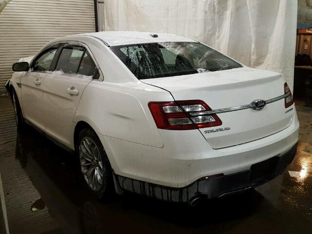 1FAHP2F82DG173383 - 2013 FORD TAURUS LIM WHITE photo 3