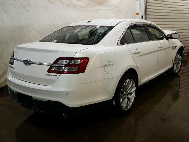 1FAHP2F82DG173383 - 2013 FORD TAURUS LIM WHITE photo 4