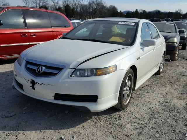 19UUA66214A047582 - 2004 ACURA TL WHITE photo 2