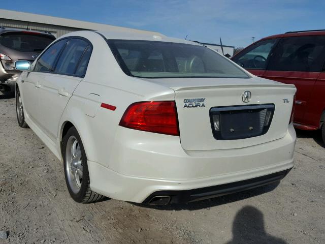 19UUA66214A047582 - 2004 ACURA TL WHITE photo 3