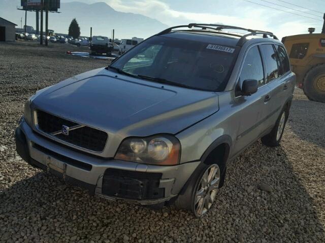 YV1CZ91H541124089 - 2004 VOLVO XC90 T6 SILVER photo 2