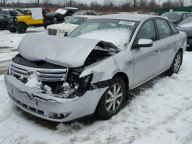 1FAHP24W59G102221 - 2009 FORD TAURUS SEL SILVER photo 2