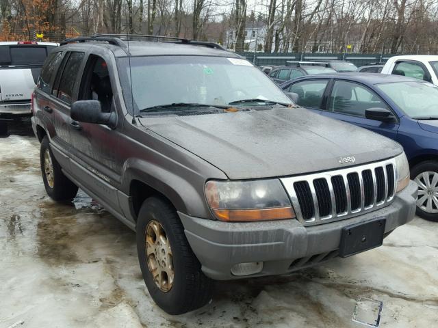 1J4GW48S0YC407055 - 2000 JEEP GRAND CHER GRAY photo 1