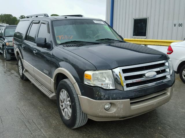 1FMFK17537LA73671 - 2007 FORD EXPEDITION GRAY photo 1