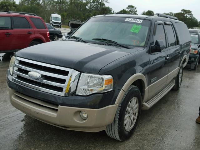 1FMFK17537LA73671 - 2007 FORD EXPEDITION GRAY photo 2