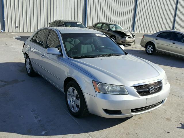 5NPET46C38H378477 - 2008 HYUNDAI SONATA GLS GRAY photo 1