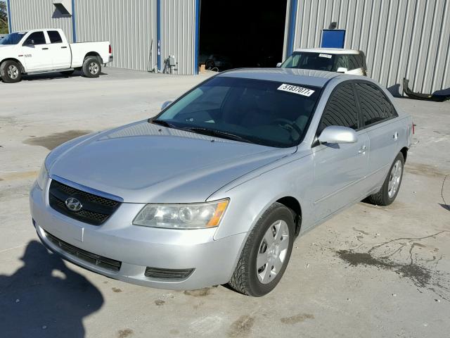 5NPET46C38H378477 - 2008 HYUNDAI SONATA GLS GRAY photo 2