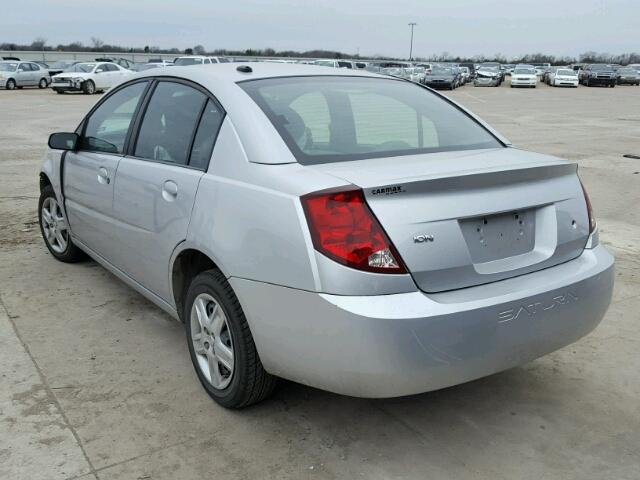 1G8AJ55F87Z130880 - 2007 SATURN ION LEVEL SILVER photo 3