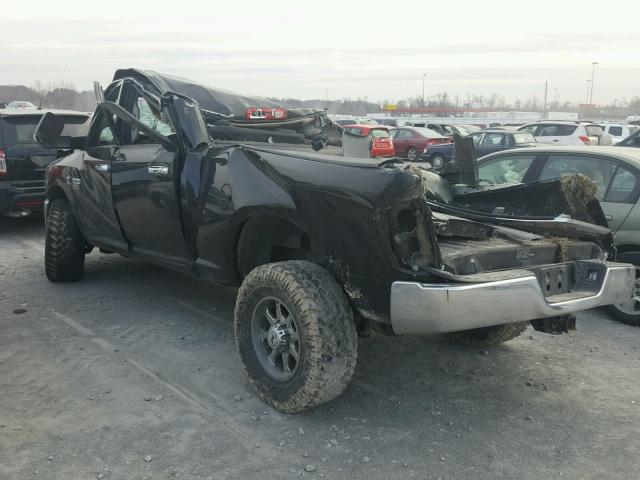 3D7UT2CL8BG545569 - 2011 DODGE RAM 2500 BLACK photo 3