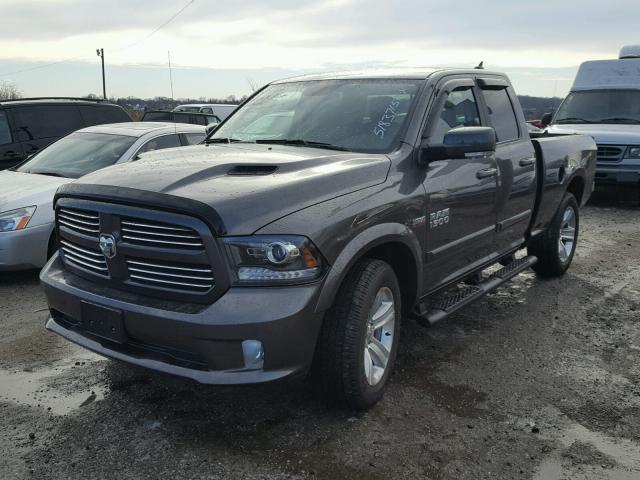 1C6RR7HT8GS393448 - 2016 RAM 1500 SPORT GRAY photo 2