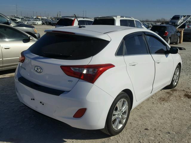 KMHD35LH8EU212695 - 2014 HYUNDAI ELANTRA GT WHITE photo 4