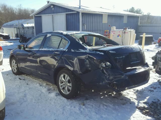 JHMCP26448C037110 - 2008 HONDA ACCORD LXP BLUE photo 3