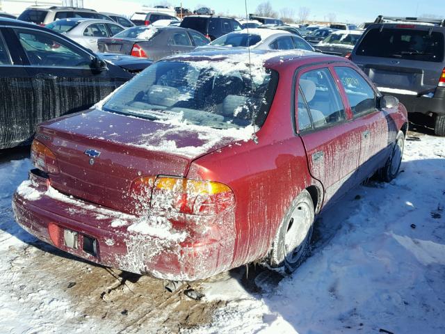 1Y1SK52882Z400823 - 2002 CHEVROLET GEO PRIZM 栗色 照片 4